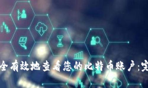 如何安全有效地查看您的比特币账户：完整指南