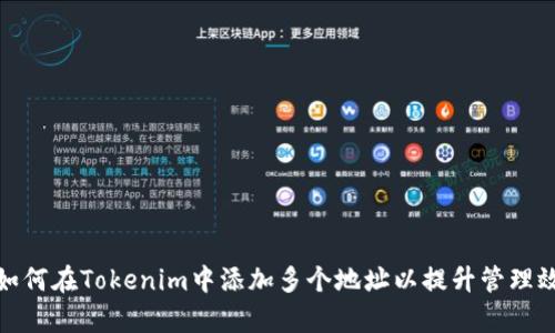 : 如何在Tokenim中添加多个地址以提升管理效率