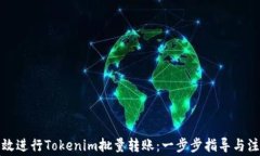 如何高效进行Tokenim批量转