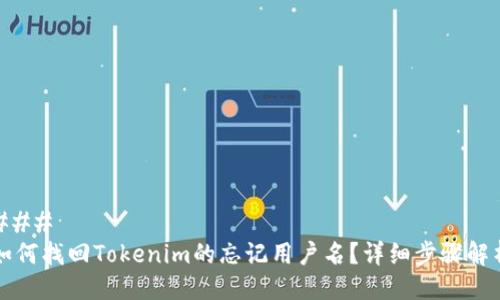 ### 
如何找回Tokenim的忘记用户名？详细步骤解析
